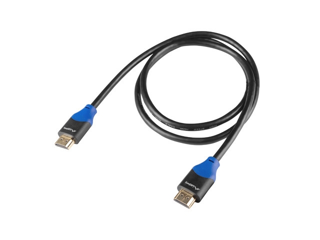 Видео кабел Lanberg HDMI M/M V2.0 cable 1m 4K CU box, black BOX
