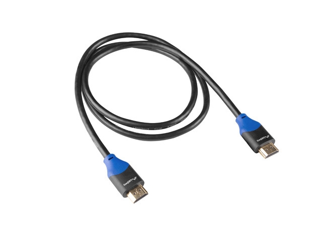 Видео кабел Lanberg HDMI M/M V2.0 cable 1.8m 4K CU box, black BOX