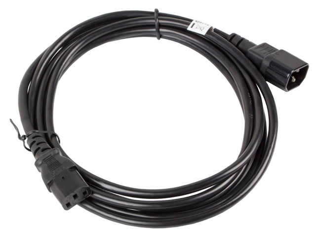 Кабел Lanberg extension IEC 320 C13 -> C14 3m VDE, black