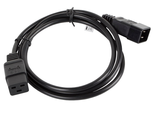 Power Cable Lanberg IEC320 C19/C201.8m VDE Black