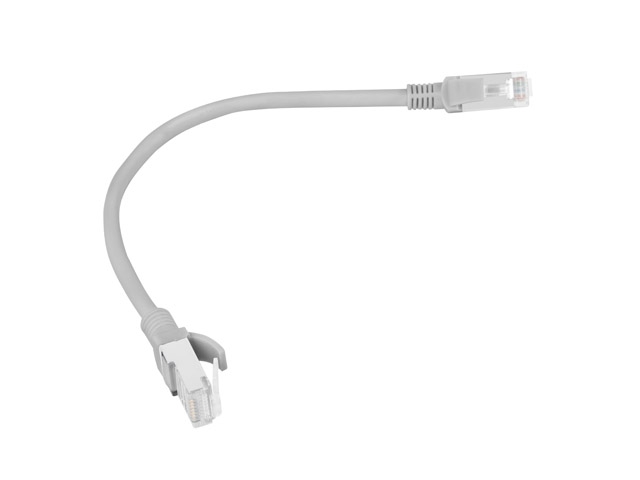 Пач кабел Lanberg CAT.5E FTP 0.25m, grey