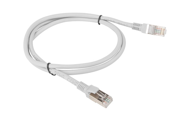 Patch cable lanberg cat.5e ftp 1m, grey