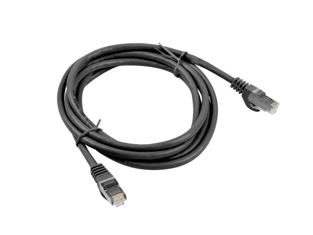 Кабел Lanberg patch cord CAT.6 FTP 2m, black