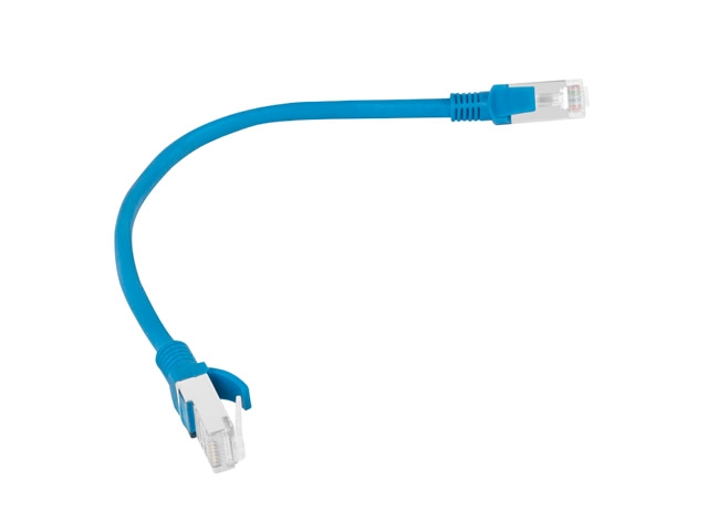 Пач кабел Lanberg CAT.6 0.25m, blue
