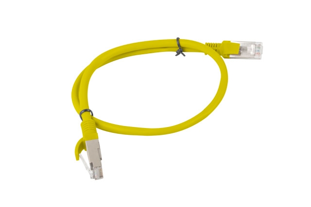 Пач кабел Lanberg CAT.6 0.5m, yellow