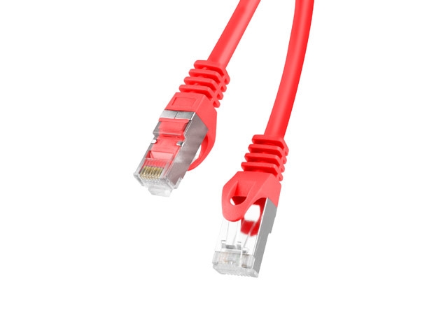 Пач кабел Lanberg Patch cord Cat.6 FTP 0.5m Fluke Passed Red