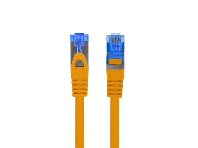 Пач кабел Lanberg CAT.6A FTP LSZH CCA 0.5m Fluke Passed, orange