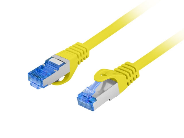 Patch cable lanberg cat.6a ftp lszh cca 2m fluke passed, yellow