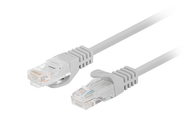 Patch cable Lanberg patch cord CAT.5E 7.5m, grey