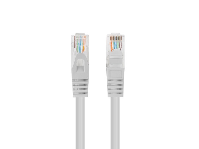 Patch cable Lanberg patch cord CAT.5E 7.5m, grey