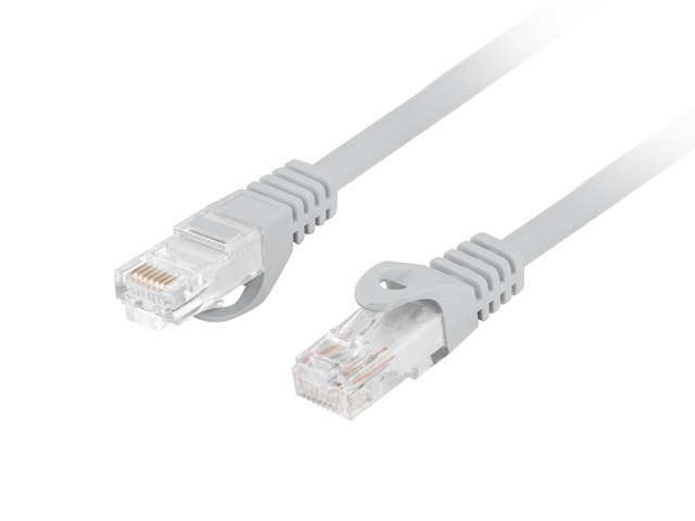 Пач кабел Lanberg patchcord CAT.6 UTP LSZH CCA 2m Fluke Passed, Grey