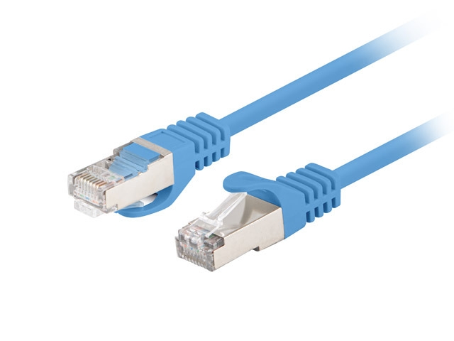 Пач кабел Lanberg patch cord CAT.6 FTP 0.25m син (10‑pack)