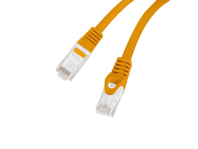 Пач кабел Lanberg patch cord CAT.6A U/UTP LSZH CU 0.25m оранжев