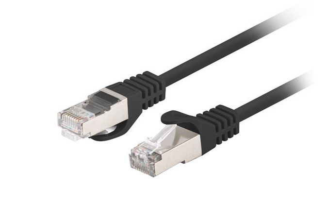 Пач кабел Lanberg patch cord CAT.6 FTP 5m, 10 pack, black