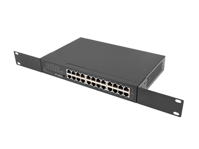 Суич Lanberg rsge-24 24x1GB unmanaged Gigabit Ethernet rack 19