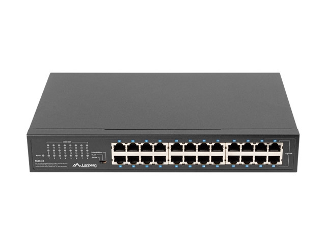 Суич Lanberg rsge-24 24x1GB unmanaged Gigabit Ethernet rack 19