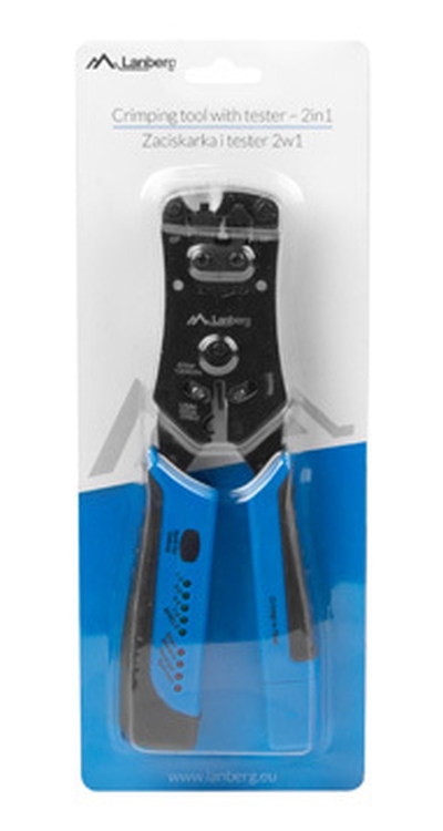 Pliers lanberg for rj45, rj12, rj11 + tester fo cables