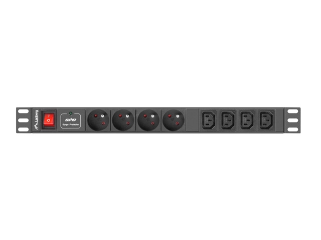 Електрически филтър Lanberg 191U 16A 2m, black