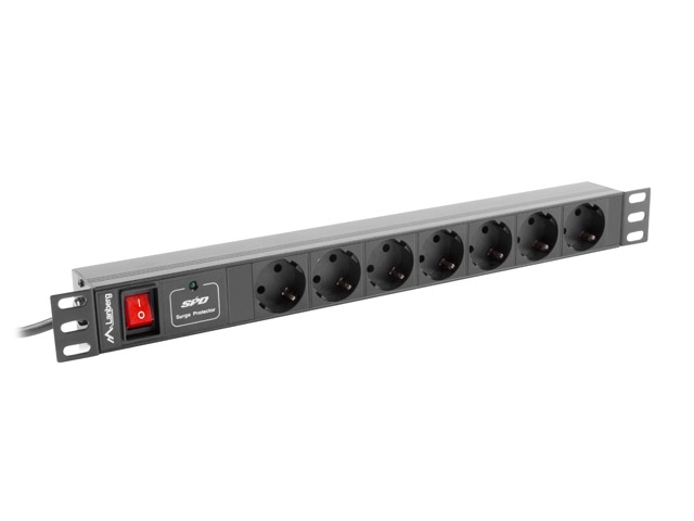 Електрически филтър Lanberg (PDU) 191U 16A 2M, black