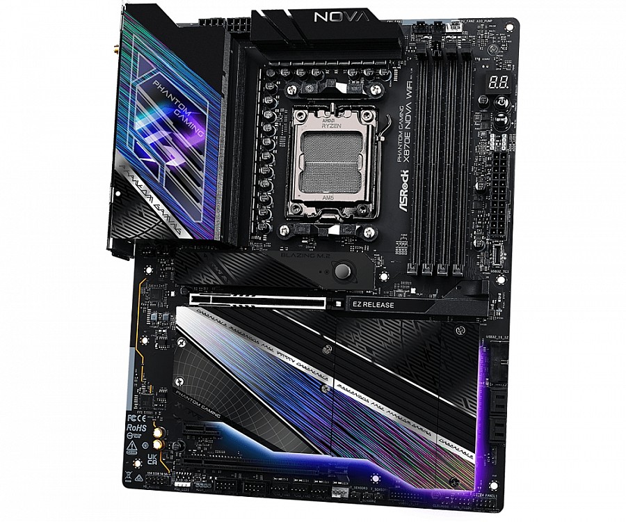 Дънна платка Asrock X870E Phantom Gaming Nova Wi-Fi