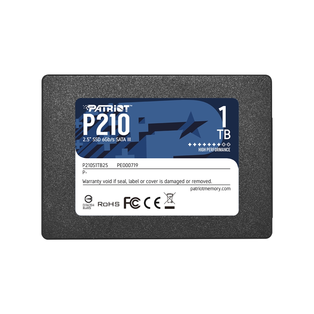 Вътрешен SSD Patriot P210 1TB SATA3 2.5