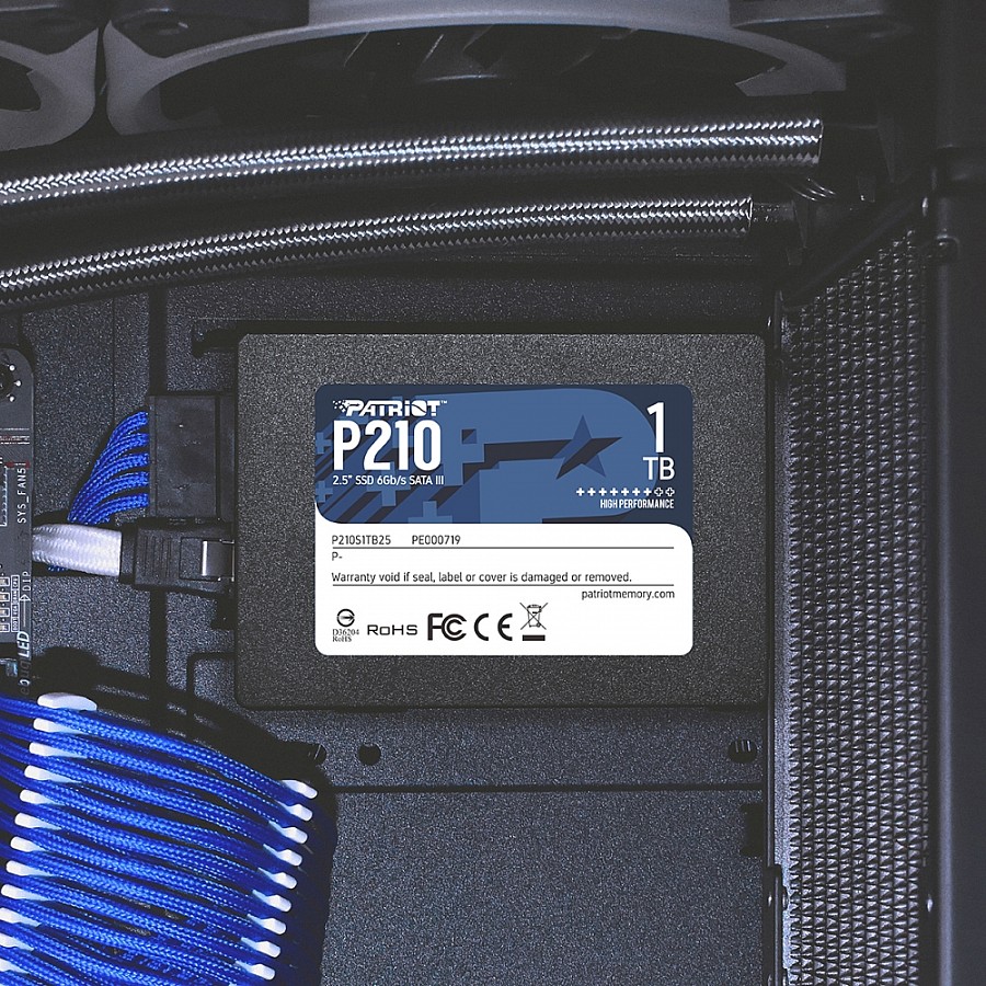 Вътрешен SSD Patriot P210 1TB SATA3 2.5