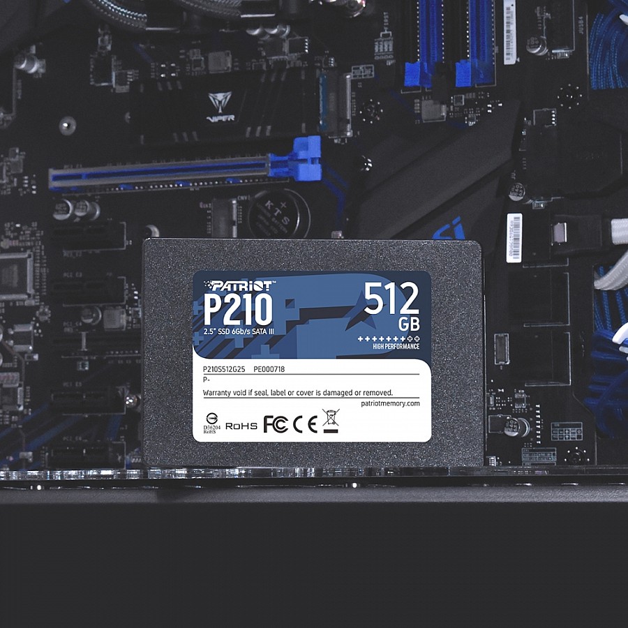 Вътрешен SSD Patriot P210 512GB SATA3 2.5