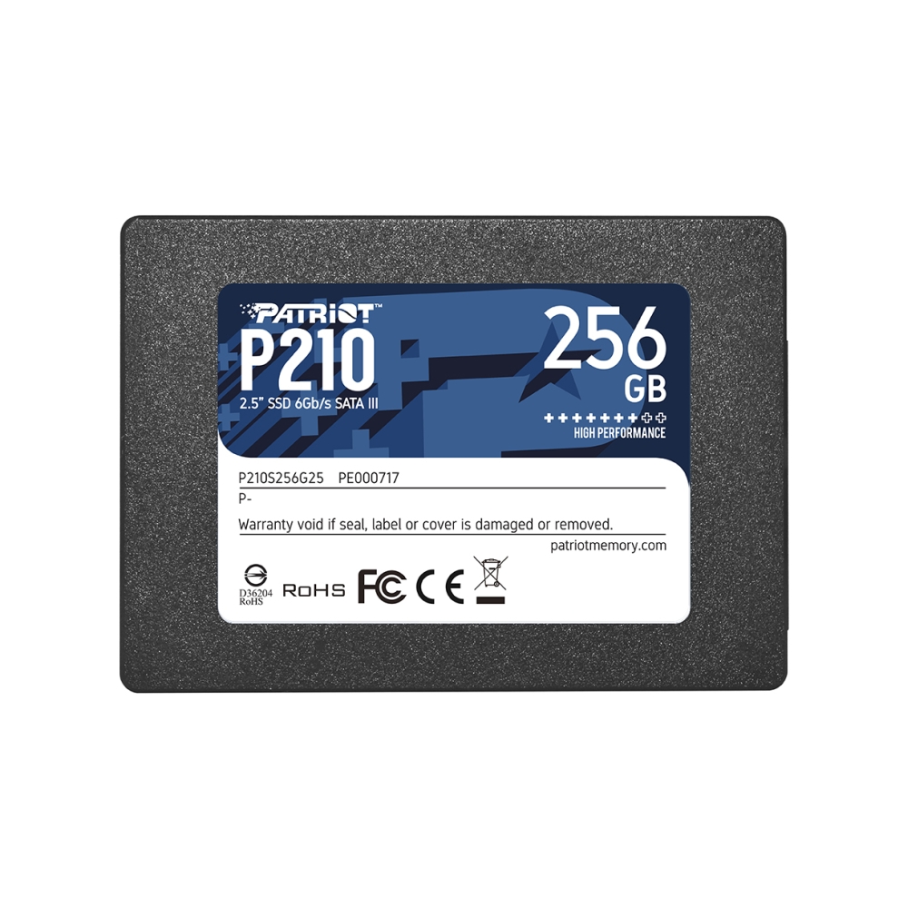 Вътрешен SSD Patriot P210 256GB SATA3 2.5