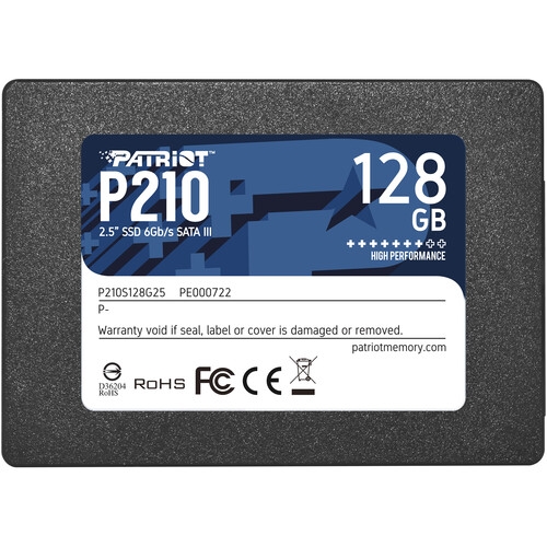 Вътрешен SSD Patriot P210 128GB SATA3 2.5