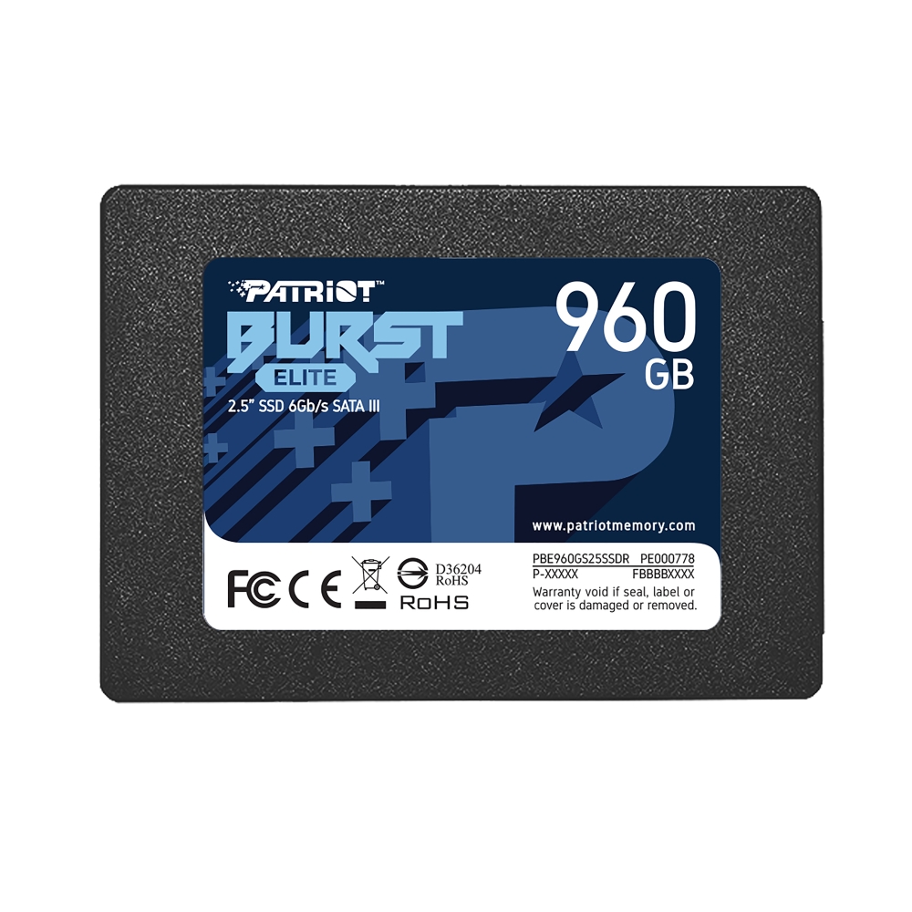Internal ssd patriot burst elite 960gb sata3 2.5