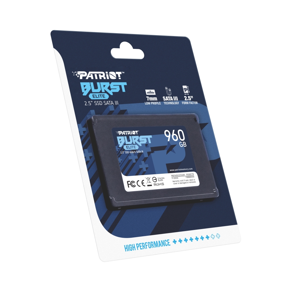 Internal ssd patriot burst elite 960gb sata3 2.5