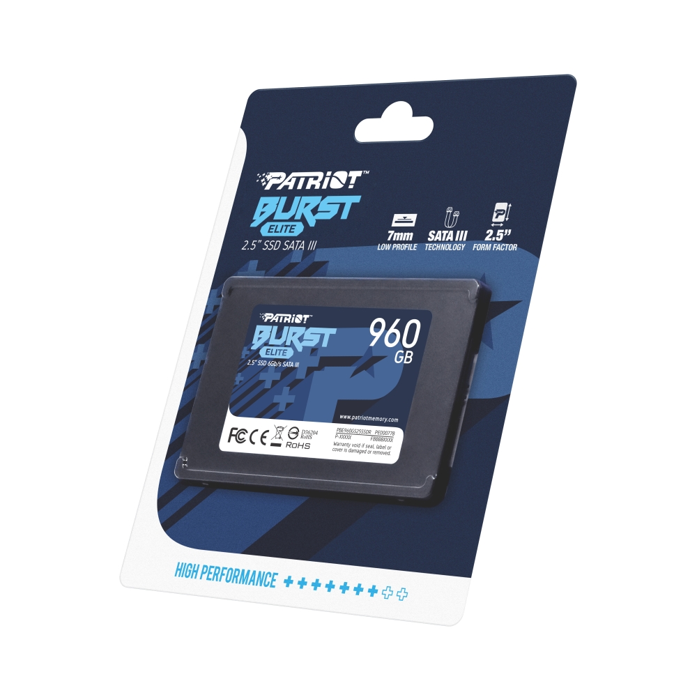 Internal ssd patriot burst elite 960gb sata3 2.5