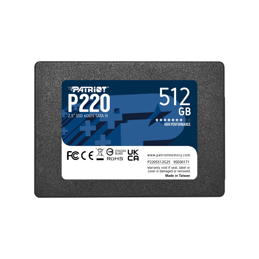Вътрешно SSD Patriot P220 512GB SATA3 2.5