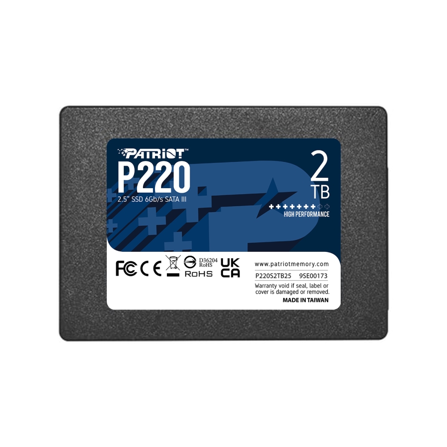 Вътрешно SSD Patriot P220 2TB SATA3 2.5