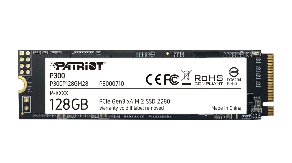 Вътрешен SSD Patriot P300 128GB M.2 2280 PCIE