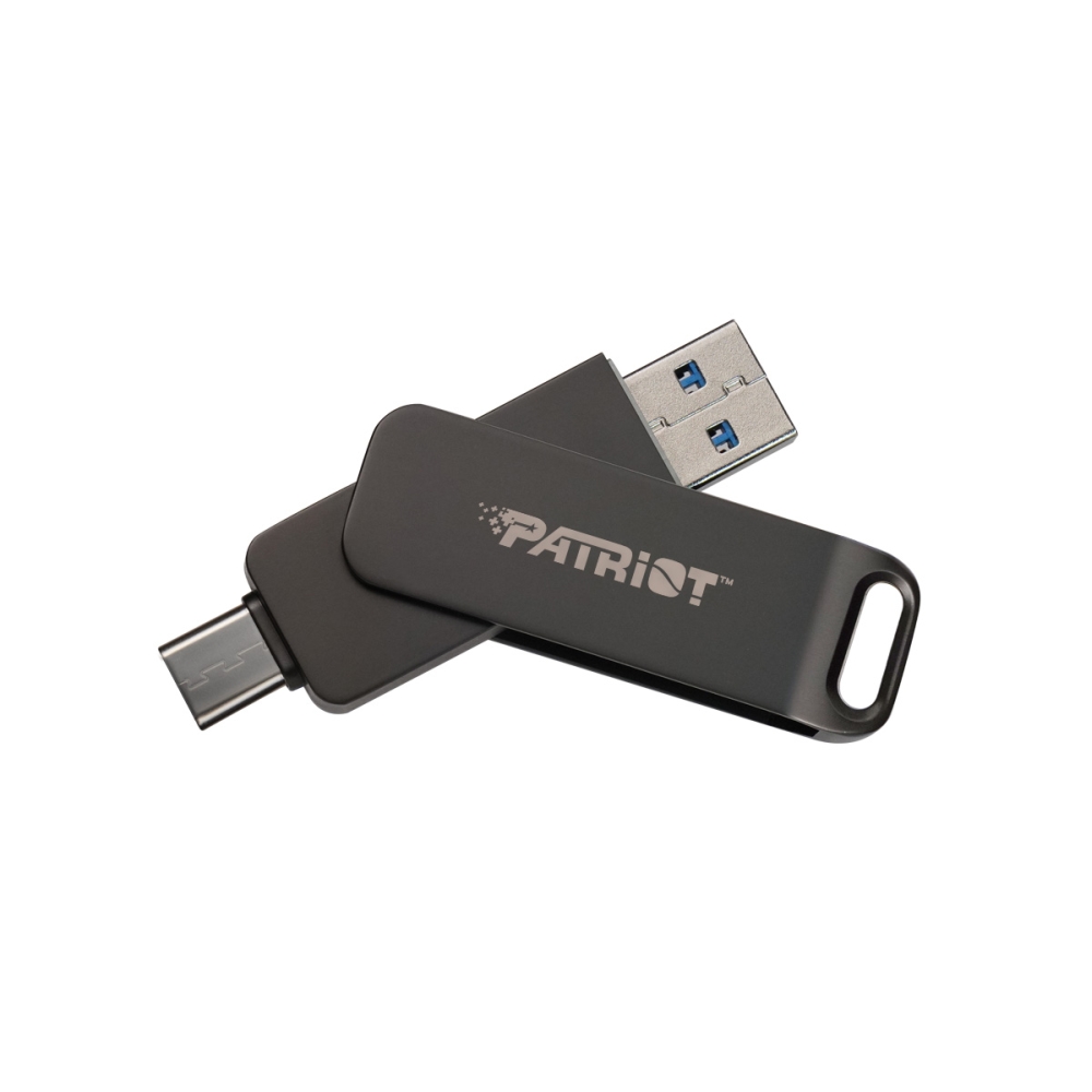 USB флаш памет Patriot Rage R550, 512 GB, USB 3.2 Gen 1, Type‑A + Type‑C