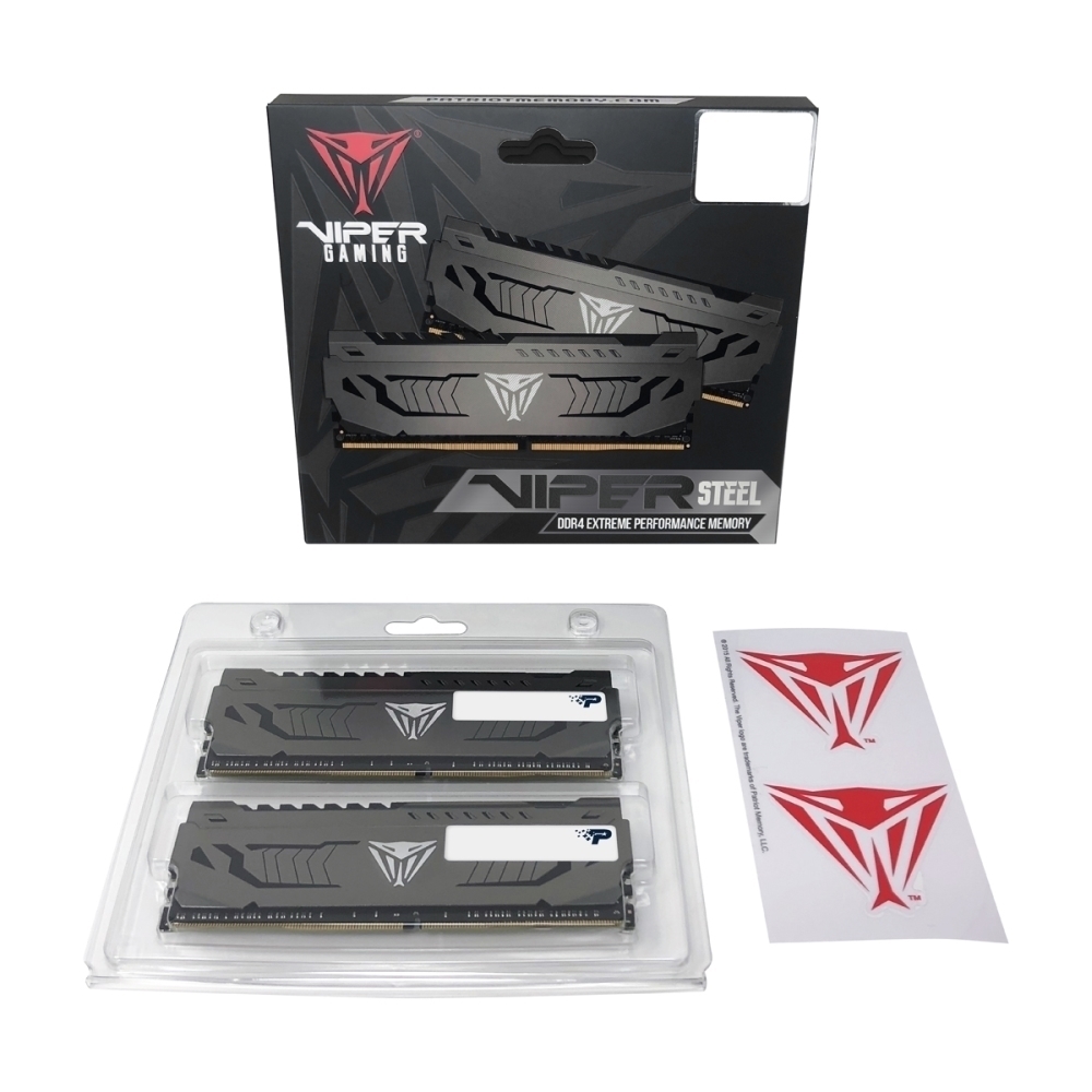 Вътрешна памет Patriot Viper Steel 16GB (2*8) 3000Mhz