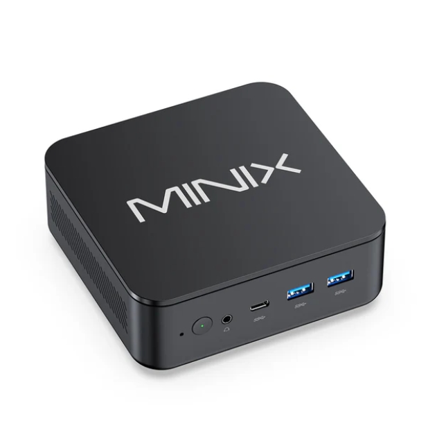 Мини компютър MiniX NGC NR660LP, AMD Ryzen 5 6600H, 16GB DDR5, 512GB SSD, Dual LAN, Dual HDMI, USB-C, Windows 11 Pro