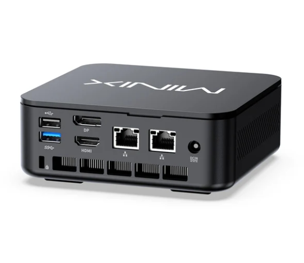 Мини компютър MiniX NGC NR660LP, AMD Ryzen 5 6600H, 16GB DDR5, 512GB SSD, Dual LAN, Dual HDMI, USB-C, Windows 11 Pro