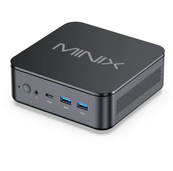 Мини компютър MiniX NGC NR660LP, AMD Ryzen 5 6600H, 16GB DDR5, 512GB SSD, Dual LAN, Dual HDMI, USB-C, Windows 11 Pro