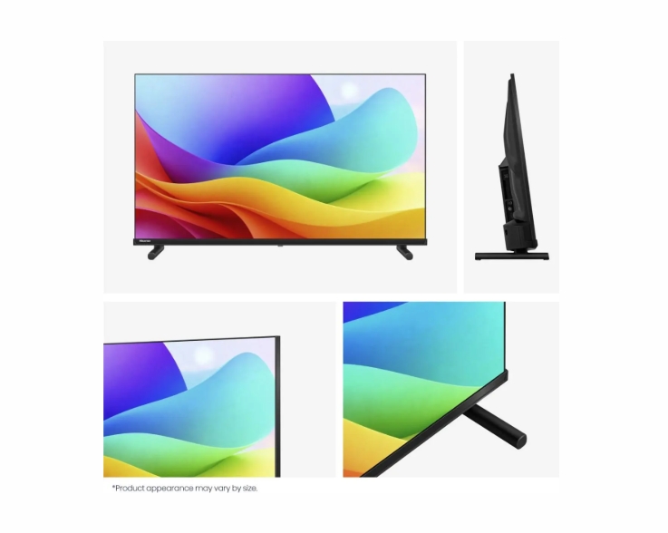 Hisense A5S TV, 40, Full HD QLED, HDR, Smart TV, Wi‑Fi, 2x HDMI, 2x USB, black