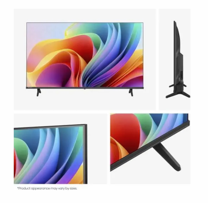 Телевизор Hisense 40 A4S, Full HD DLED, HDR, DTS HD, Smart TV, Wi‑Fi, 2x HDMI, 2x USB, DVB‑T2/C/S2, черен