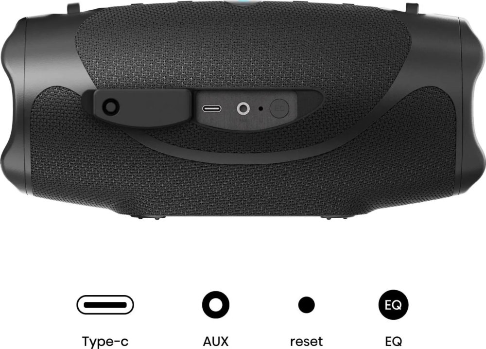 Bluetooth колонка Hisense FlexBoom, 80W, до 20 ч, IP67, ambient light, черна