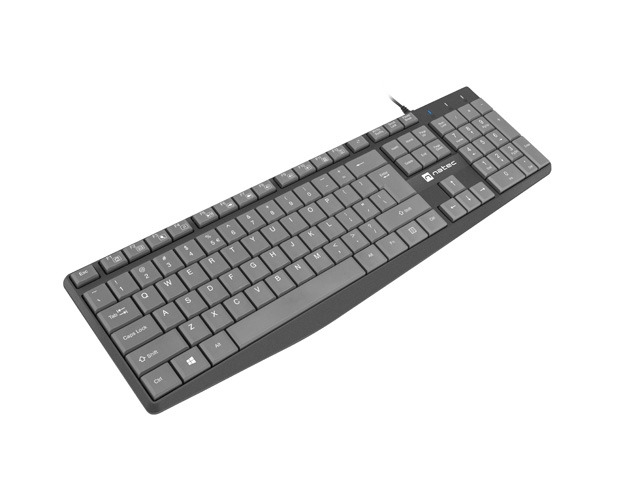 Клавиатура Natec Nautilus SLIM Black-Grey US layout