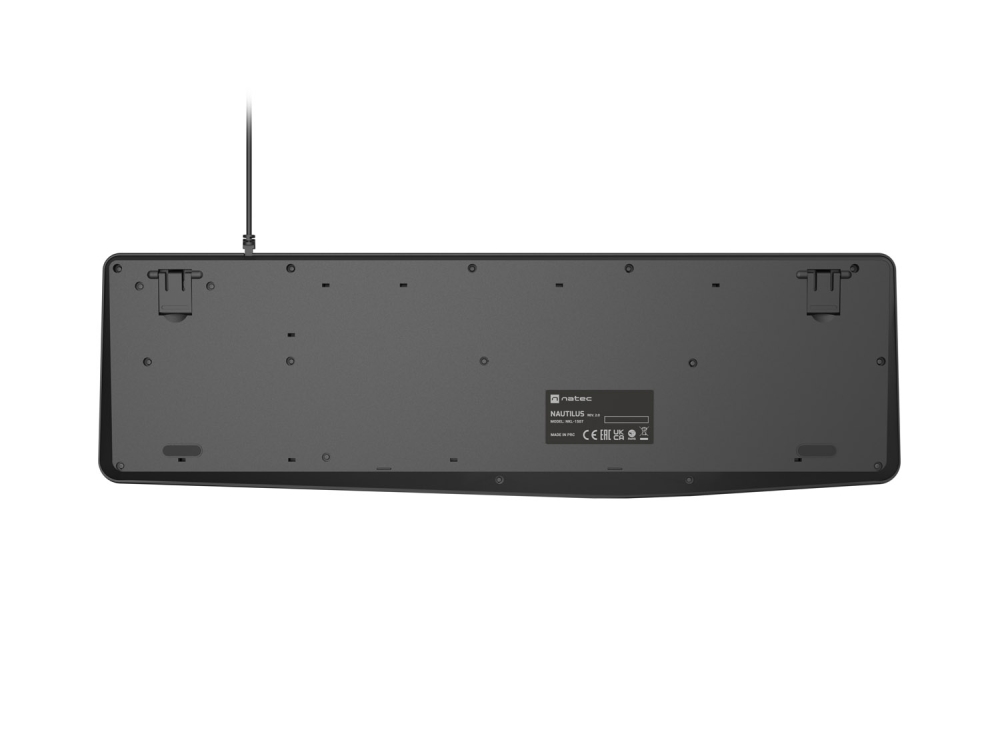 Keyboard Natec Nautilus SLIM Black-Grey US layout