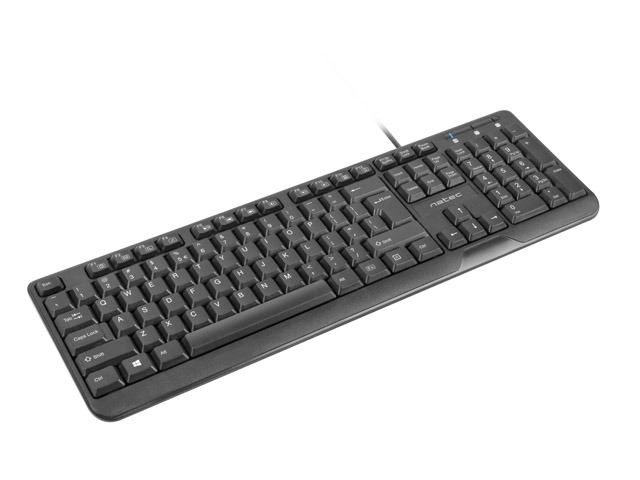 Клавиатура Natec Keyboard Trout US Layout Slim Black