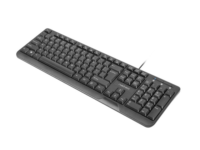 Клавиатура Natec Keyboard Trout US Layout Slim Black