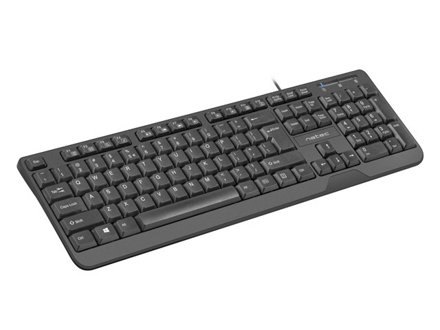 Клавиатура Natec Keyboard Trout US Layout Slim Black