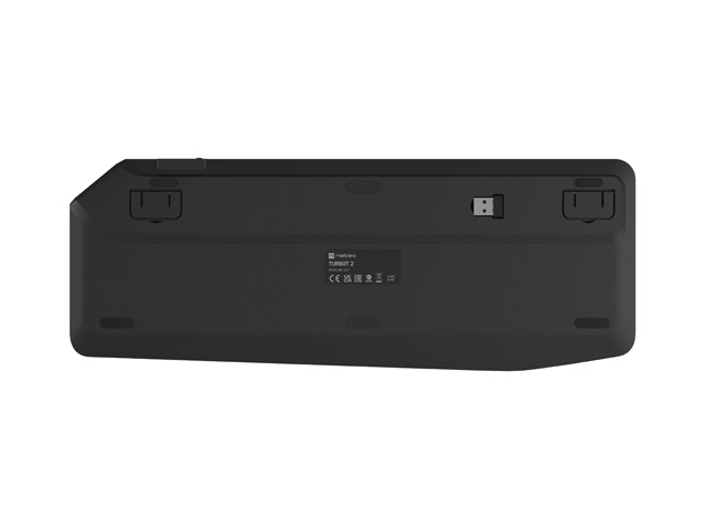 Natec Turbot 2 US Wireless Keyboard BT 2.4GHz with Touchpad Smart TV Black‑Gray