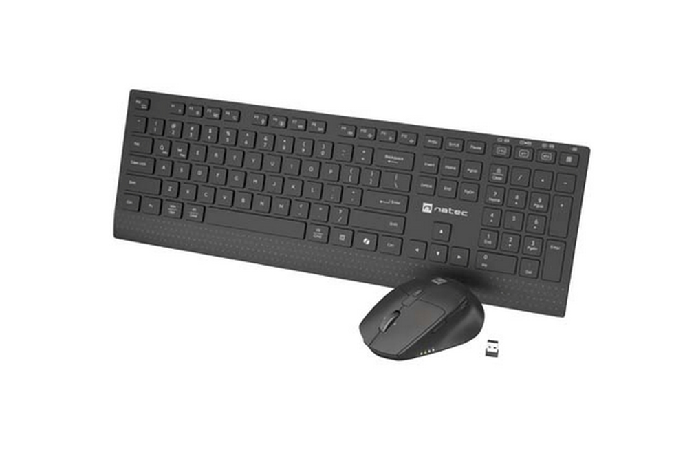 Natec Stingray 2 wireless keyboard and mouse set US layout